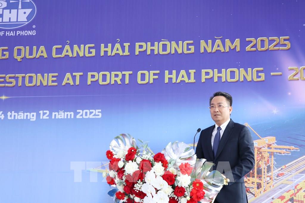 Cảng Hải Phòng đạt cột mốc vận chuyển TEU thứ 2 triệu