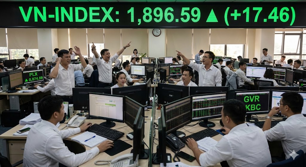 Thị trường chứng kho&aacute;n Việt Nam ghi nhận diễn biến t&iacute;ch cực ng&agrave;y 19-1 - Ảnh 1