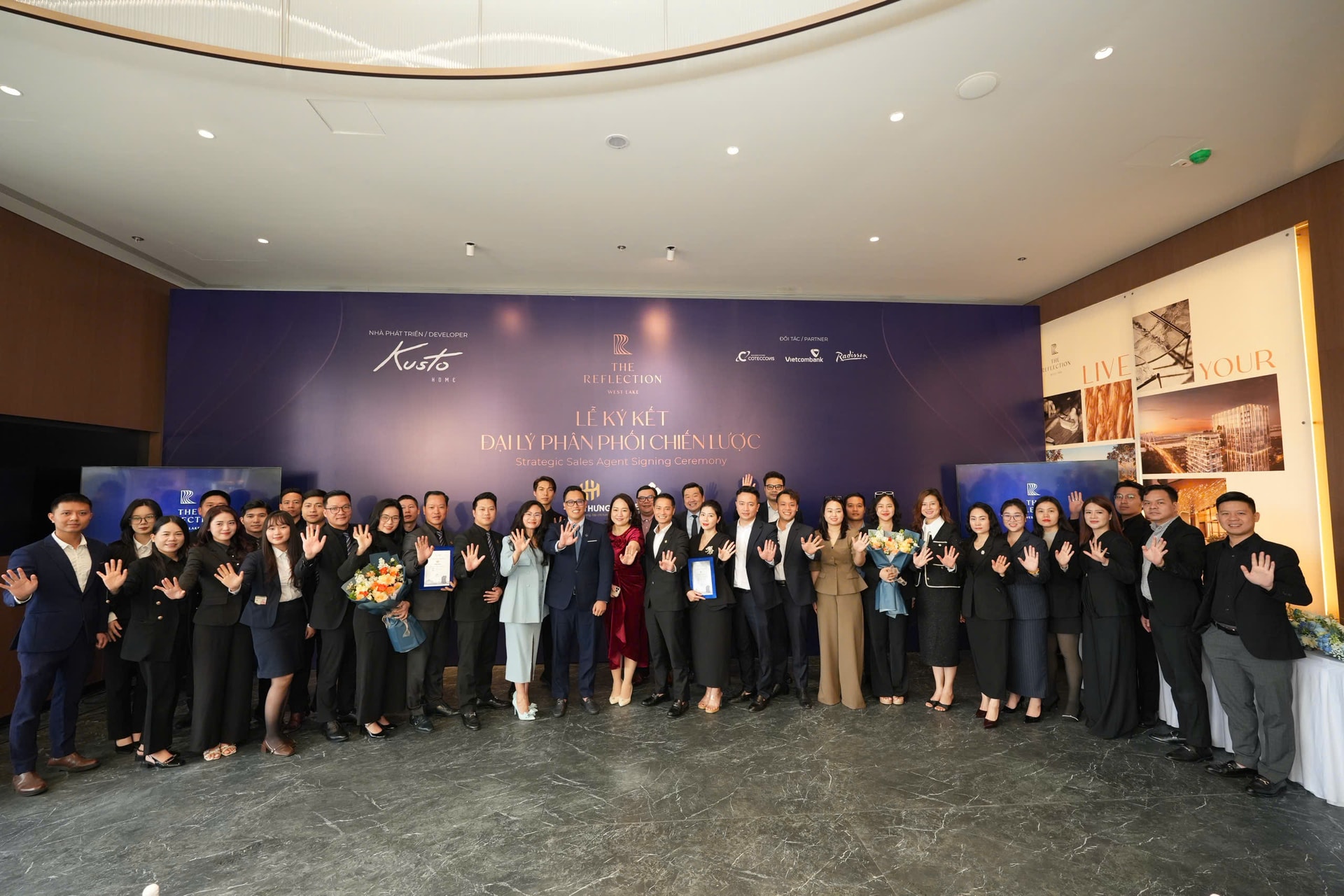 Kusto Home ký kết hợp tác phân phối dự án The Reflection West Lake
