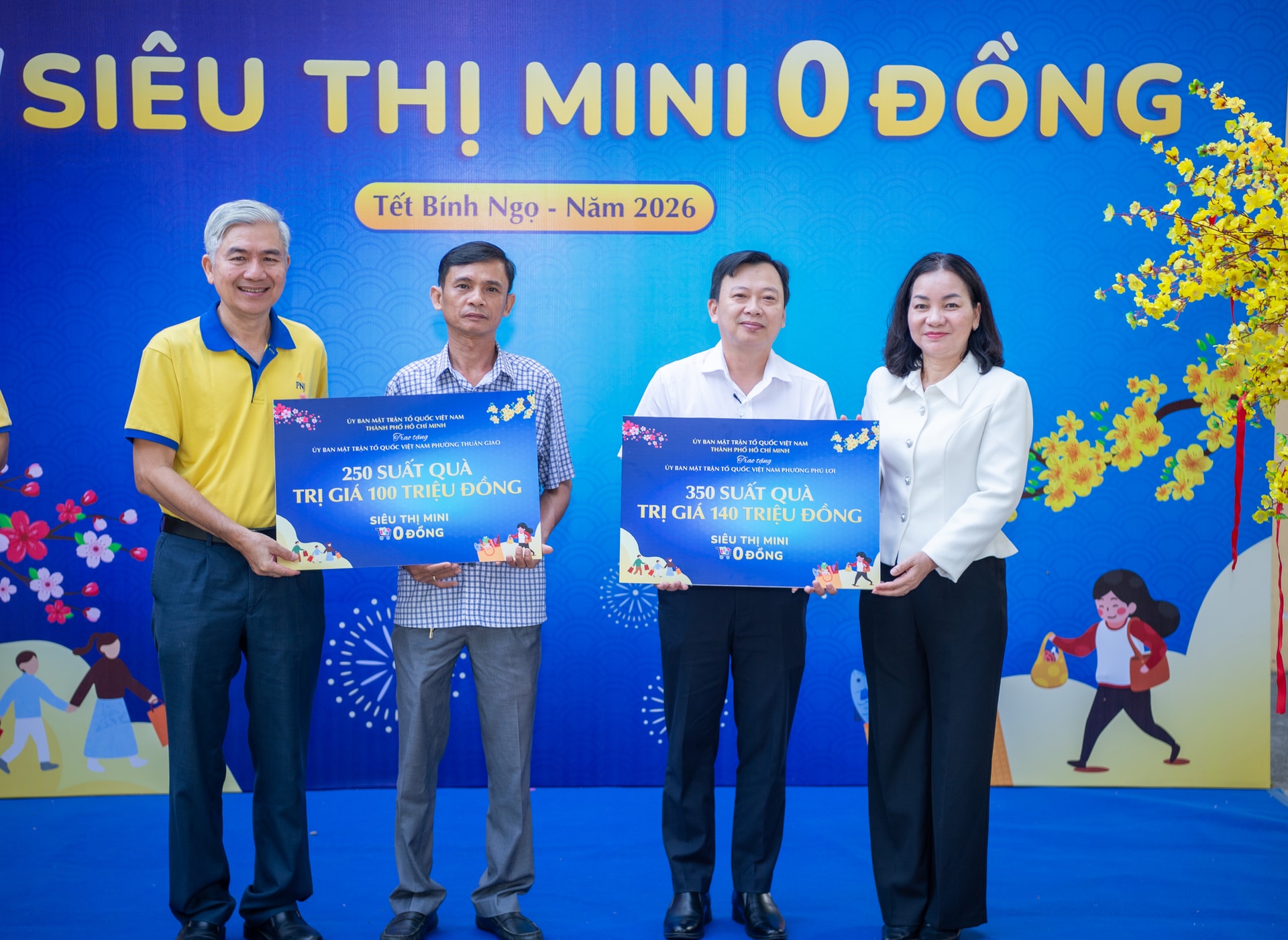 Siêu thị mini 0 đồng hỗ trợ 15.000 người dân khó khăn dịp Tết 2026