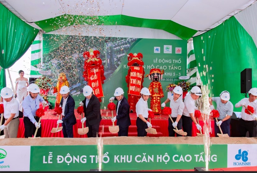 Tập đoàn Xây dựng Hòa Bình động thổ dự án Eco Retreat gần 3.000 tỷ đồng tại Tây Ninh