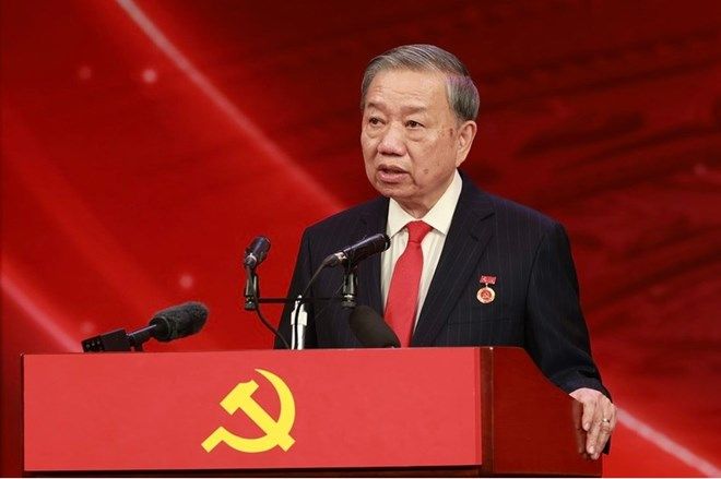 Phát biểu của Tổng Bí thư tại Lễ tuyên dương Bí thư chi bộ xuất sắc và trao giải Búa liềm vàng