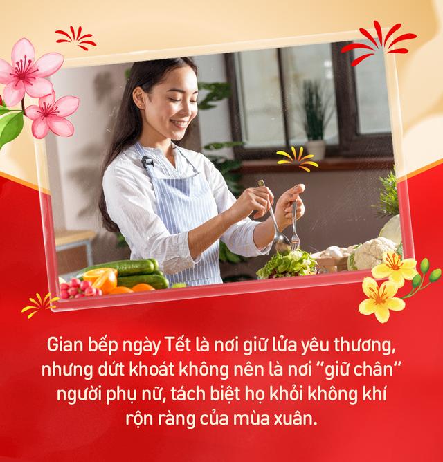 Bí quyết để gian bếp ngày Tết luôn đỏ lửa yêu thương mà vẫn thảnh thơi tận hưởng