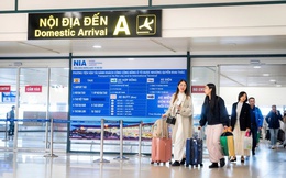 Sân bay Nội Bài dự kiến đón hơn 725.000 lượt khách dịp Tết 2026