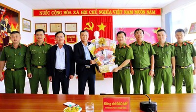 Đắk Lắk: Phó Chủ tịch tỉnh thăm, chúc Tết các đơn vị Công an nhân dịp Xuân Bính Ngọ 2026