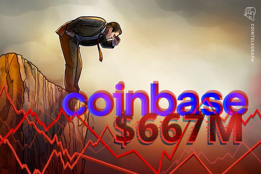 Coinbase báo lỗ 667 triệu USD trong quý 4 do thị trường tiền mã hóa giảm