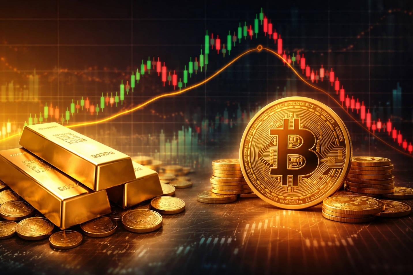 Nhà đầu tư thất vọng vì sự “ngắt kết nối” giữa bitcoin với vàng