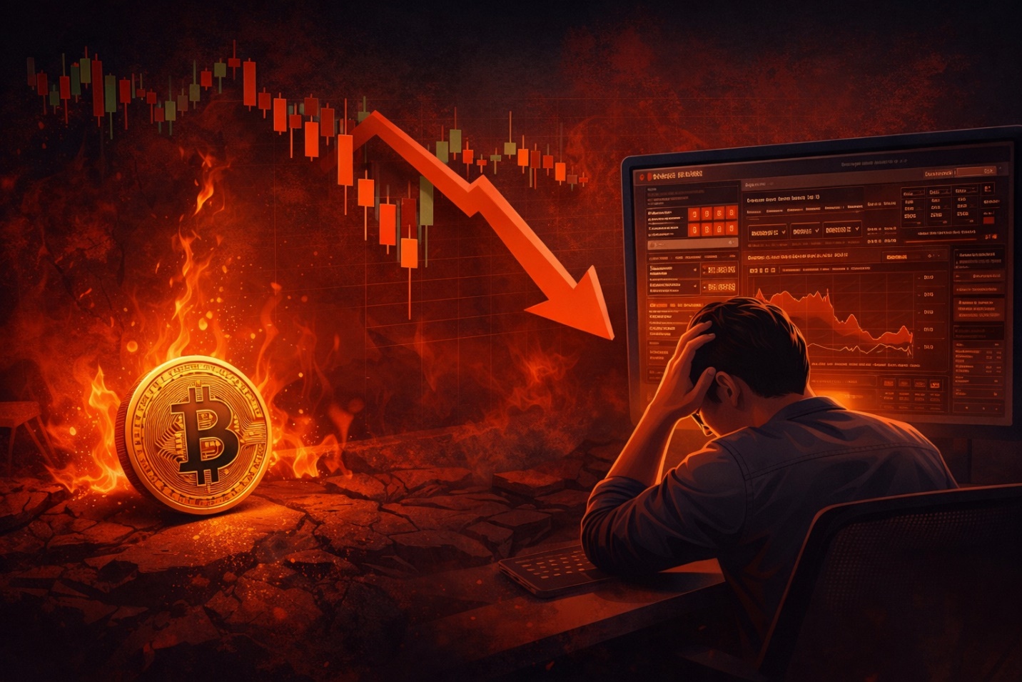 Bitcoin rơi vào “vùng đầu hàng”, đáy 40.000 USD còn phía trước?