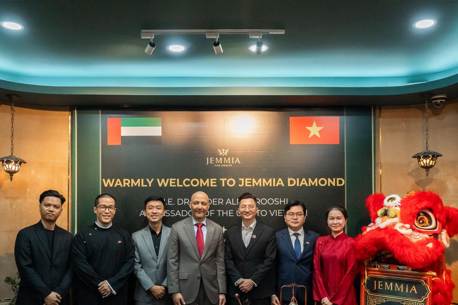 Jemmia Diamond đón Đại sứ UAE: Khẳng định vị thế cầu nối thương mại và kiến tạo "kim cương vượng khí"