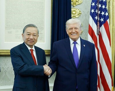 Tổng Bí thư Tô Lâm gặp Tổng thống Hoa Kỳ Donald Trump