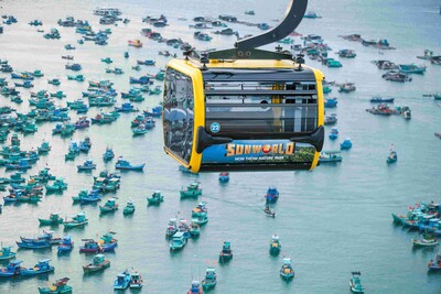 Cáp treo Hòn Thơm và Bà Nà lọt top trải nghiệm ngoạn mục nhất Châu Á