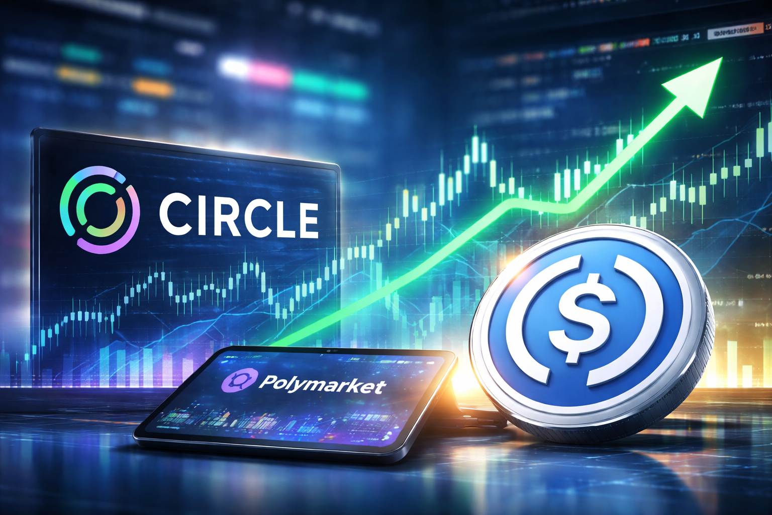 Circle “tách biệt khỏi crypto”, cổ phiếu lập đỉnh 3 tháng