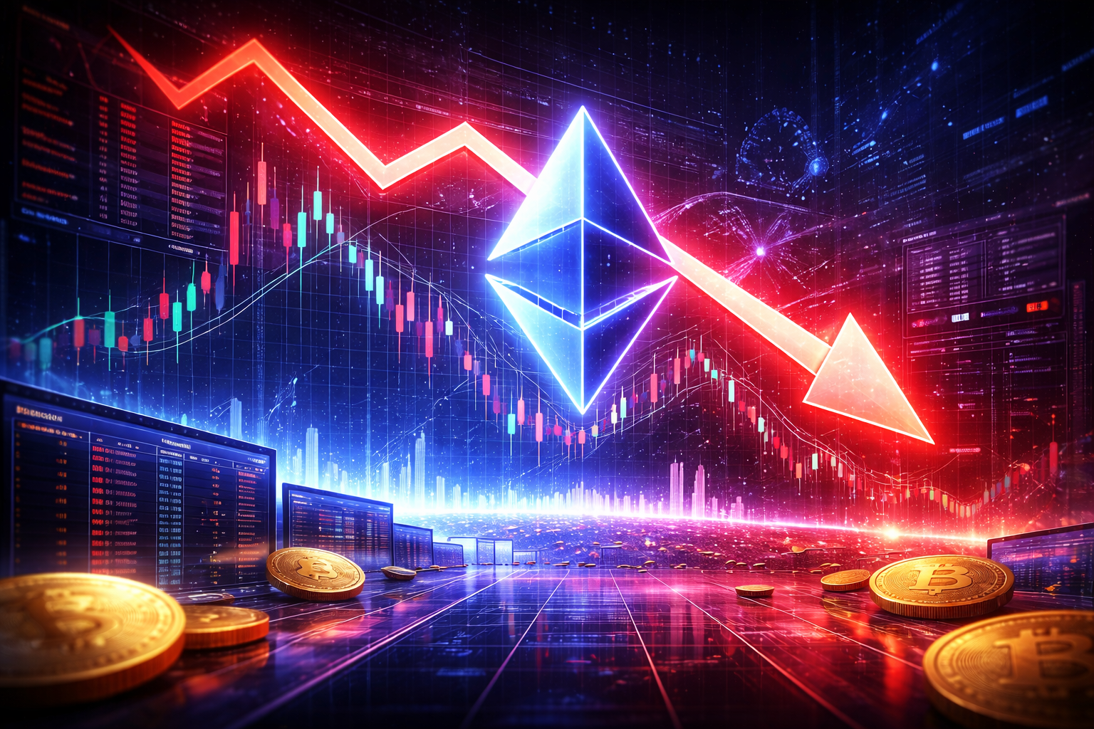 ETH giảm 6 tháng liên tiếp, dài nhất kể từ 2018 dù mạng lưới lập kỷ lục