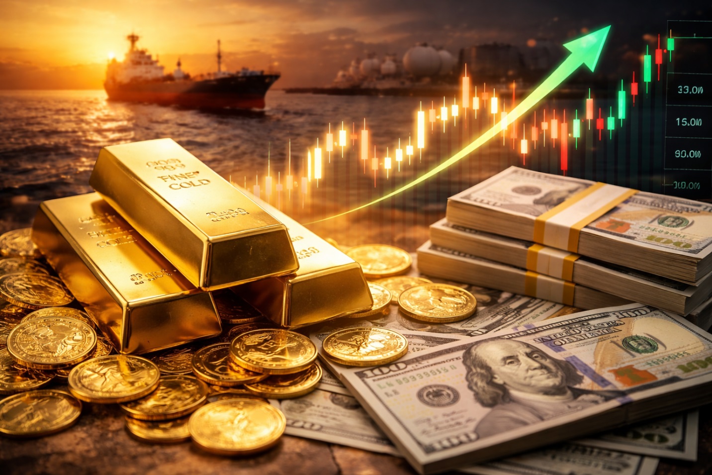 Căng thẳng Mỹ-Iran: Vàng tăng, USD cũng có thể bứt phá?