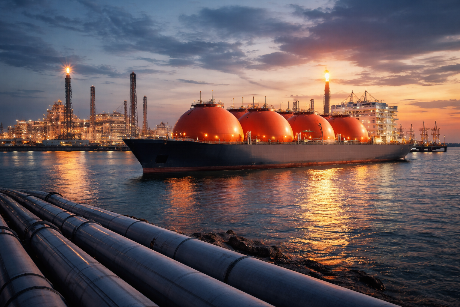 Qatar ngừng xuất khẩu LNG, giá khí đốt tăng vọt: Đại gia Mỹ - châu Âu hưởng lợi lớn