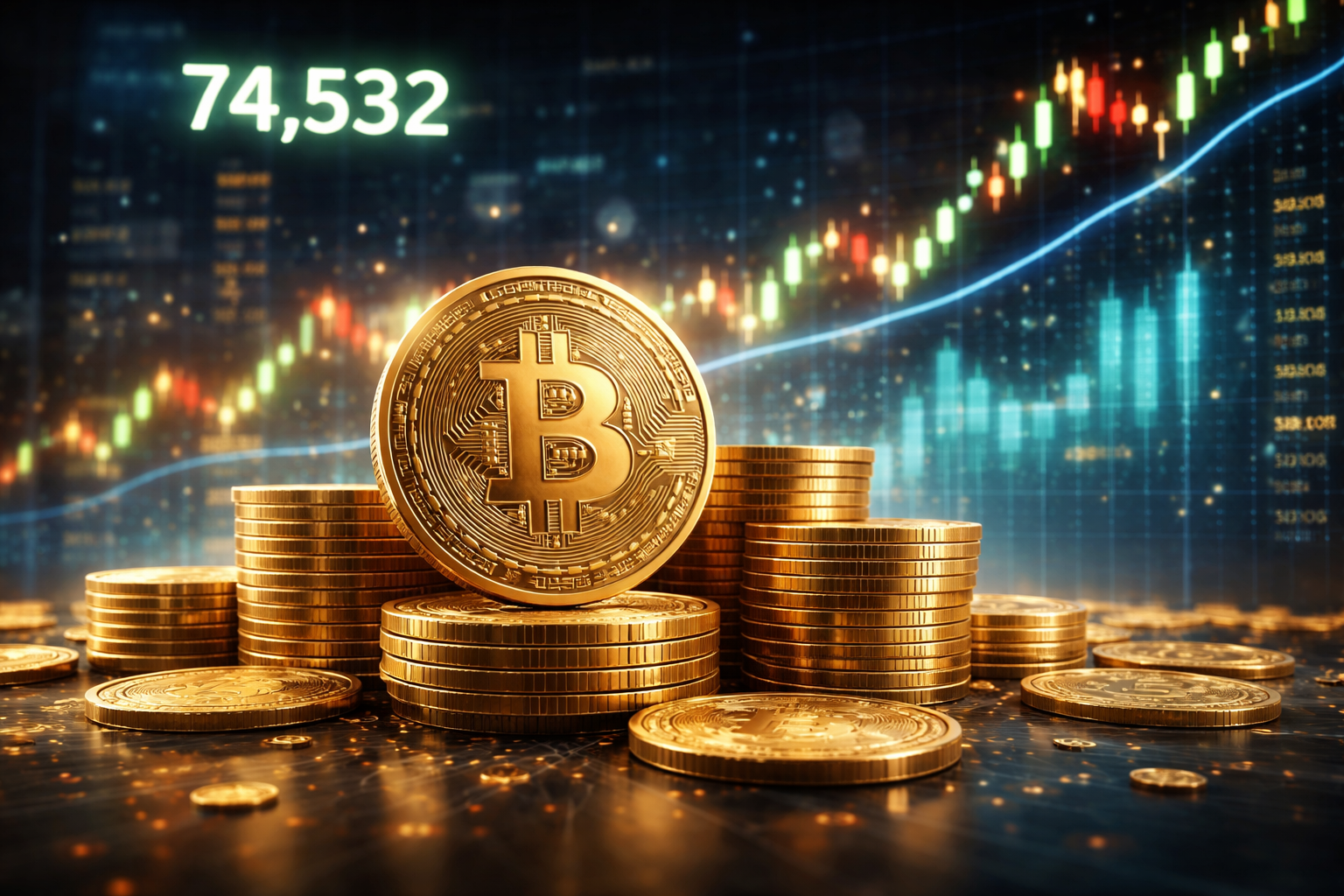 Bitcoin vượt 74.500 USD nhưng nhà giao dịch chuyên nghiệp vẫn thận trọng