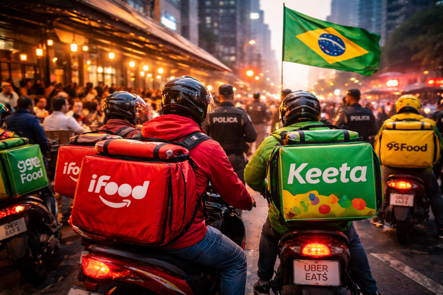 Ngành giao đồ ăn Brazil “dậy sóng” vì nghi án gián điệp doanh nghiệp