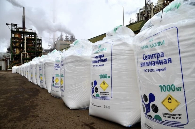 Nga lần đầu cấm xuất khẩu amoni nitrat, nguy cơ thiếu hụt nguồn cung 250.000 tấn