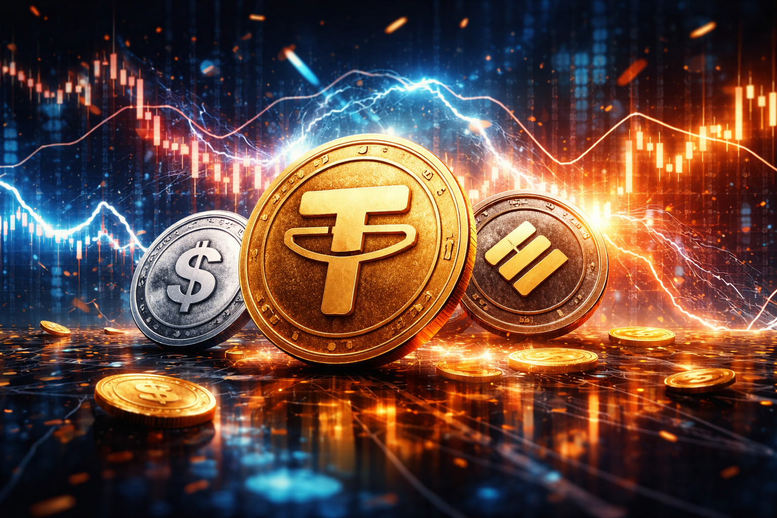 Thị trường crypto rung lắc: Stablecoin chịu áp lực lớn