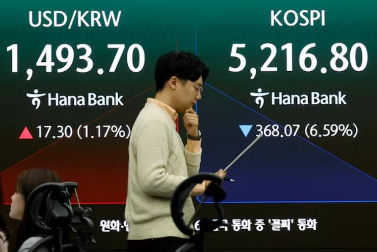 Chứng khoán Hàn Quốc phân hóa, nhóm quốc phòng dẫn sóng tăng giá