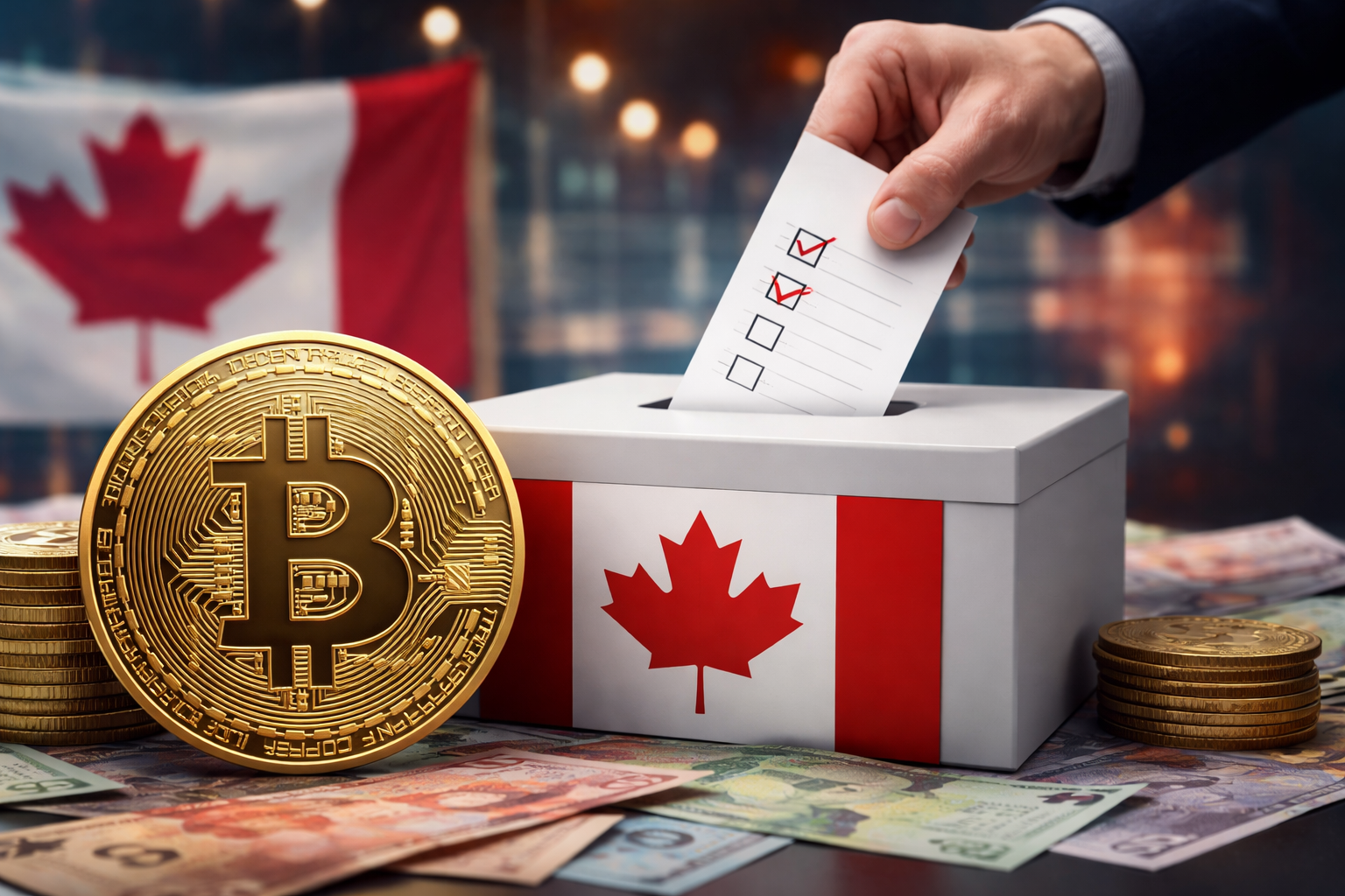 Vì sao Canada muốn loại bỏ Bitcoin khỏi bầu cử?