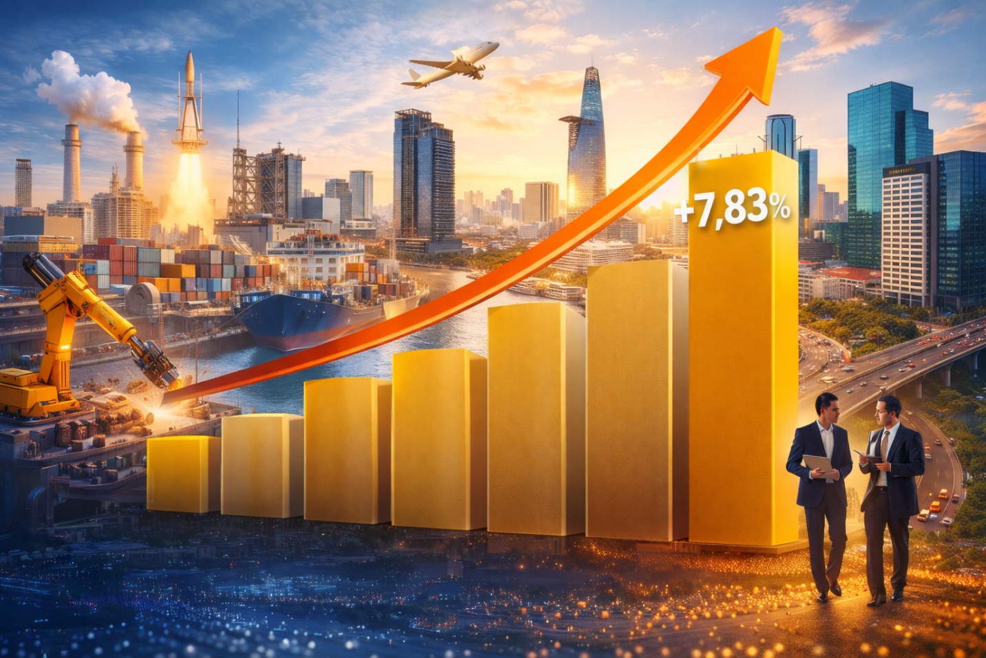 GDP tăng gần 8%: Việt Nam đang bước vào chu kỳ tăng trưởng mới?