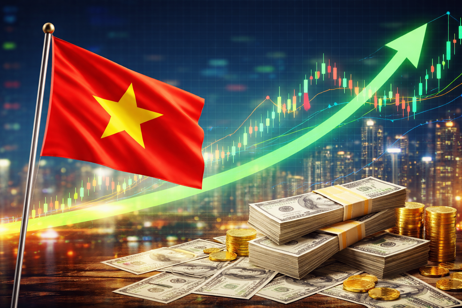 Tin nóng: FTSE Russell nâng hạng Việt Nam, dòng vốn tỷ USD sắp đổ bộ