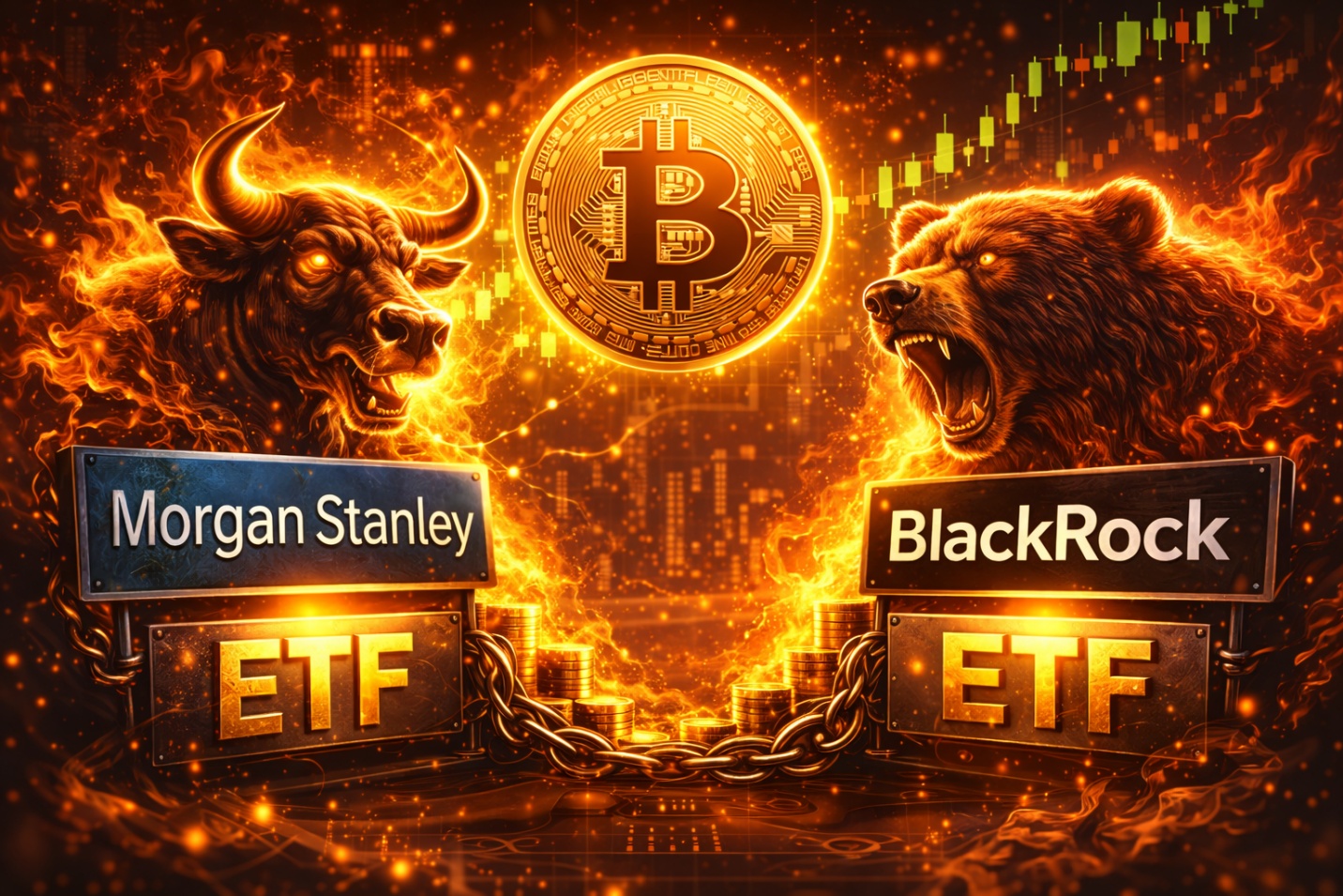 ETF Bitcoin bước vào “đại chiến”, Morgan Stanley thách thức BlackRock