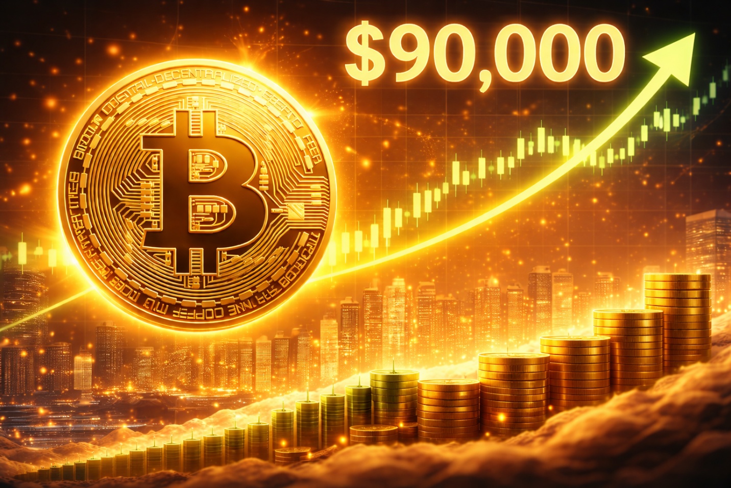 Bitcoin hướng tới 90.000 USD khi lực mua bùng nổ trên Binance