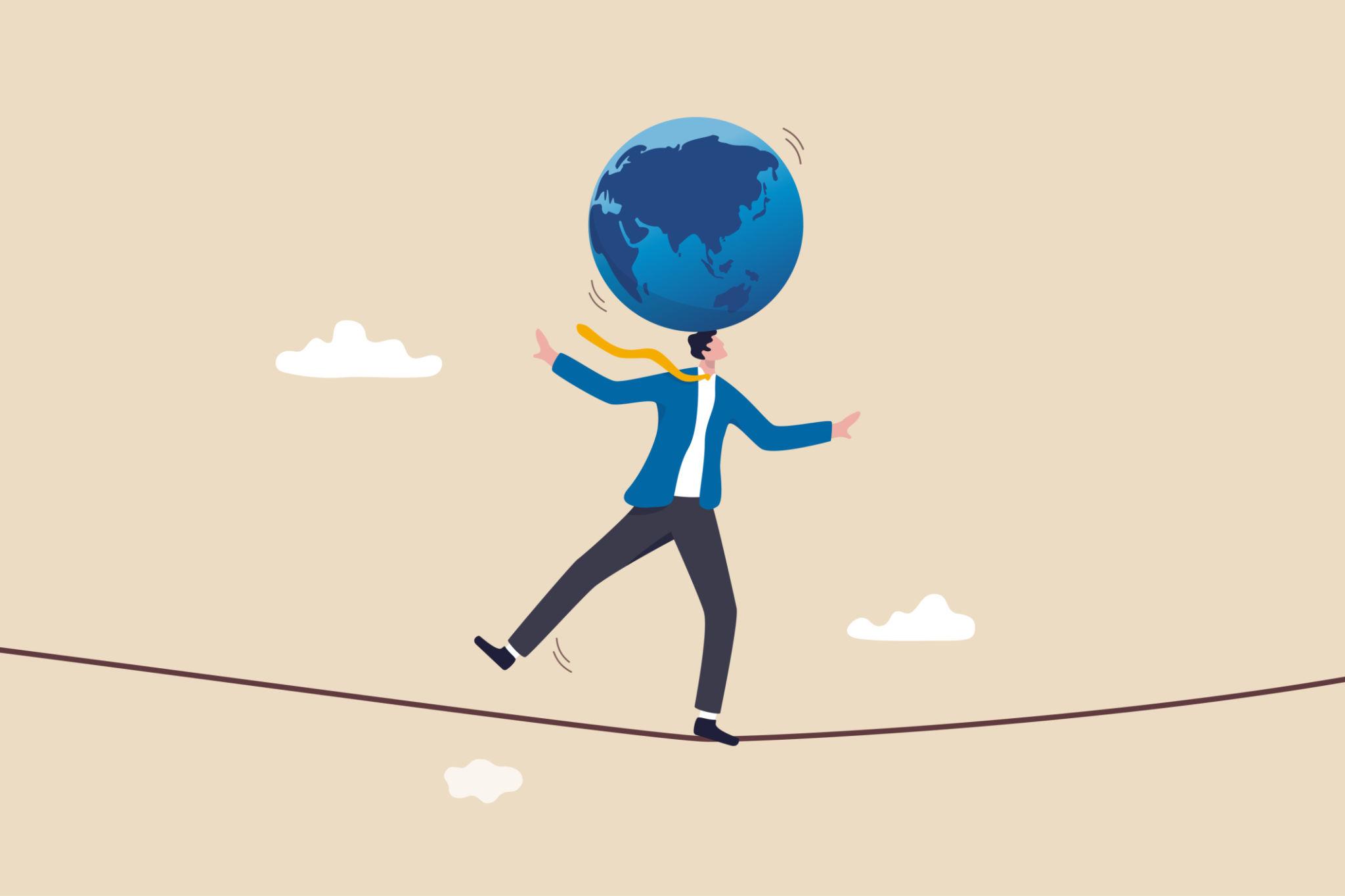 IMF dự báo: Tăng trưởng toàn cầu 2026 giảm còn 3,1%, lạm phát tăng lên 4,4%