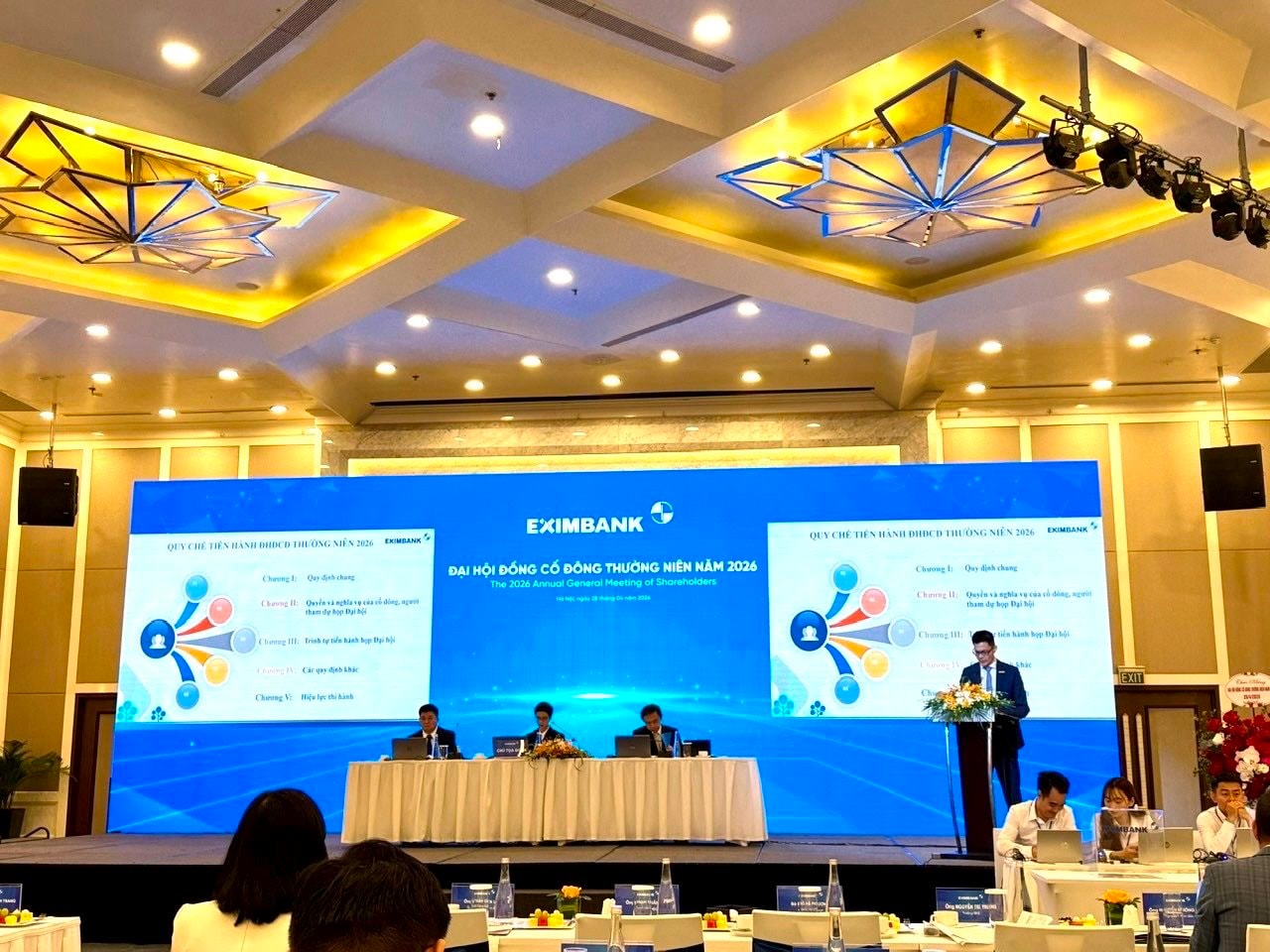 ĐHCĐ Eximbank: Không chia cổ tức, mạnh tay thay loạt lãnh đạo cấp cao