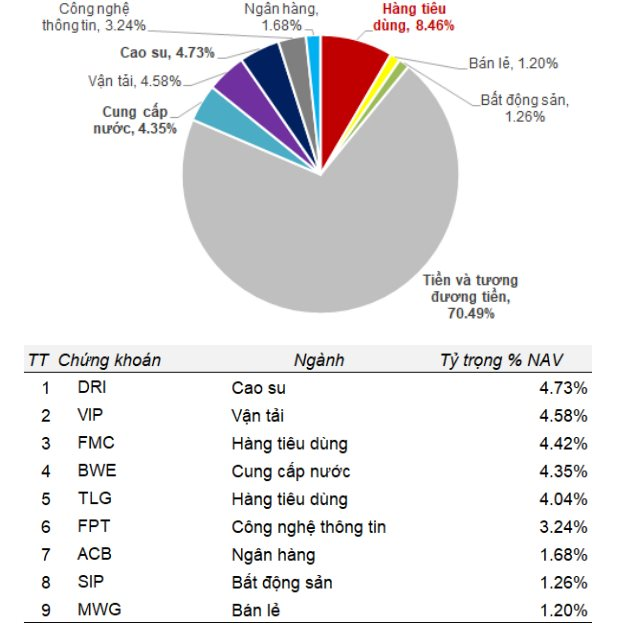 Danh mục đầu tư của Qũy The Ballad Fund (TBLF) tính đến 30.04.2026.png