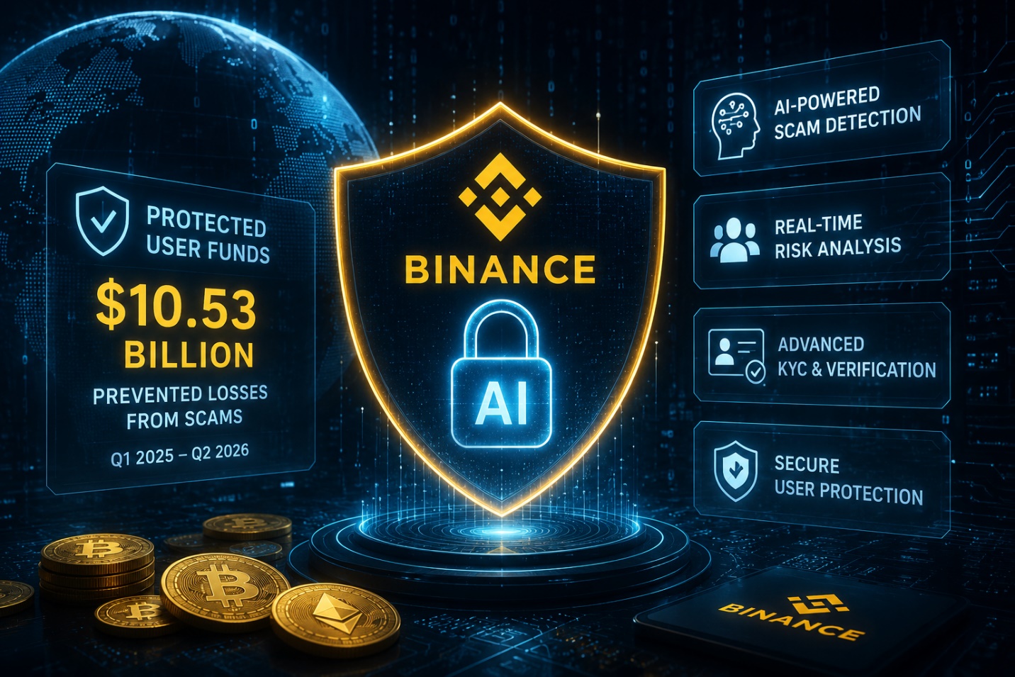 Binance tuyên bố AI giúp chặn hơn 10,5 tỷ USD thiệt hại do lừa đảo tiền số