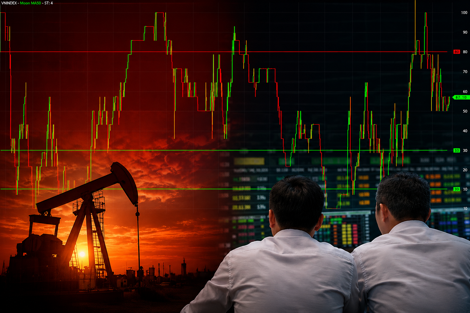 Luôn có trên 50% cổ phiếu dầu khí giữ được xu hướng tăng dài hạn trong 5 tháng vừa qua..png