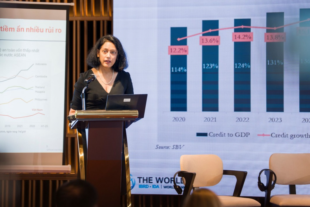 WB: Tín dụng/GDP của Việt Nam đã lên 145%, cao nhất ASEAN