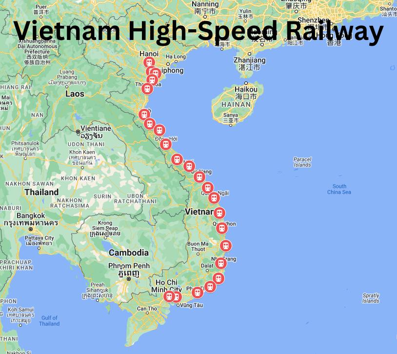 Dự án đường sắt tốc độ cao Bắc - Nam có tổng chiều dài khoảng 1.541 km.jpg