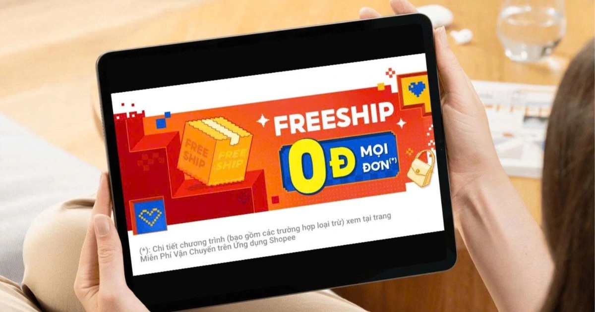 Shopee công bố chương trình "Phí ship 0Đ mọi đơn" | Báo Dân trí