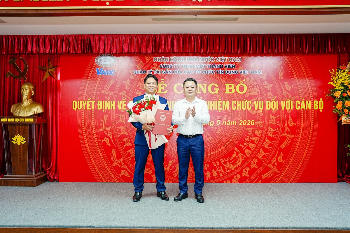 Bổ nhiệm ông Nguyễn Hoài Đức giữ chức vụ Phó Tổng Giám đốc VAMC