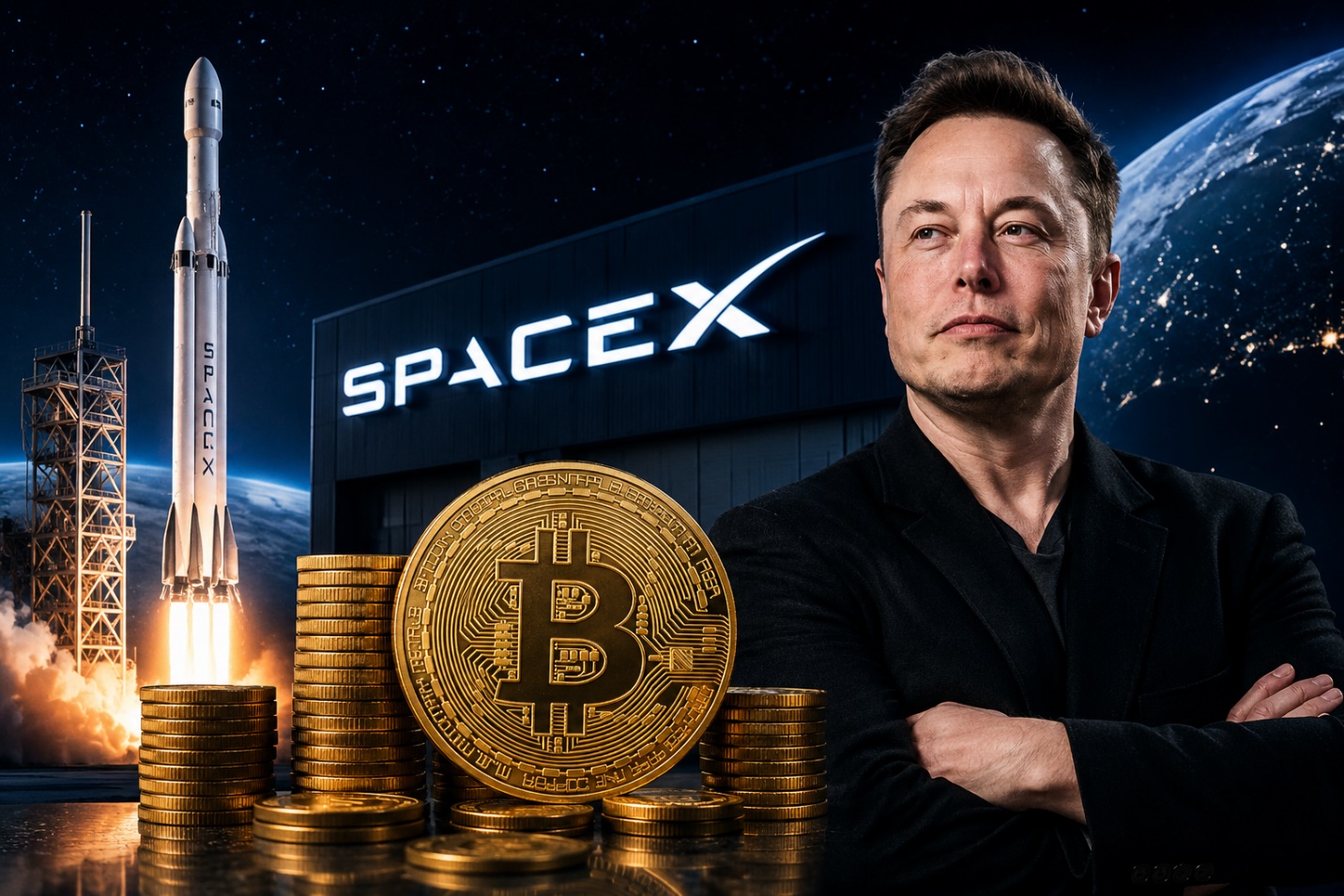 Công ty của Elon Musk trở thành một trong những “cá voi” bitcoin lớn nhất thế giới