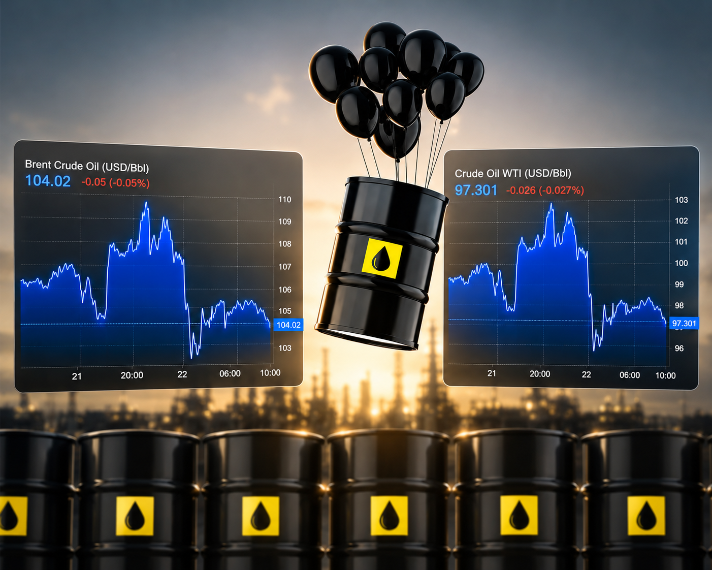 Giá dầu đảo chiều giảm gần 2%, IEA cảnh báo thị trường vào “vùng báo động đỏ”