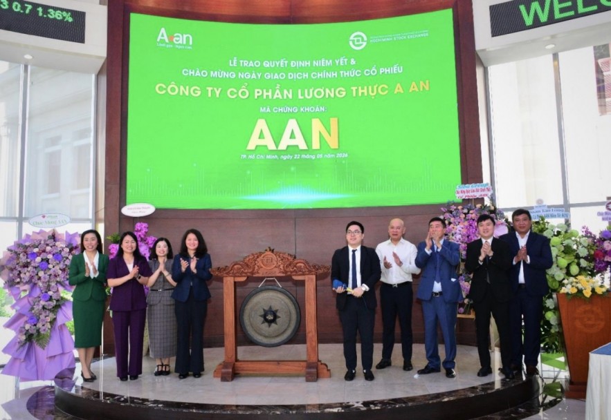 Hơn 65 triệu cổ phiếu AAN chính thức “đổ bộ” HOSE với giá tham chiếu 15.000 đồng