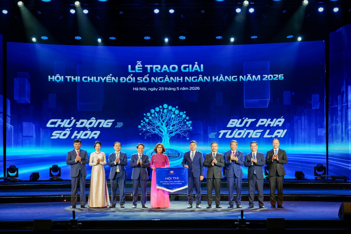 Vietcombank đạt giải Đặc biệt tại Hội thi Chuyển đổi số ngành Ngân hàng năm 2026