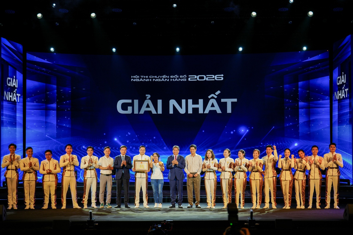 Vietcombank đạt giải Đặc biệt tại Hội thi Chuyển đổi số ngành Ngân hàng năm 2026