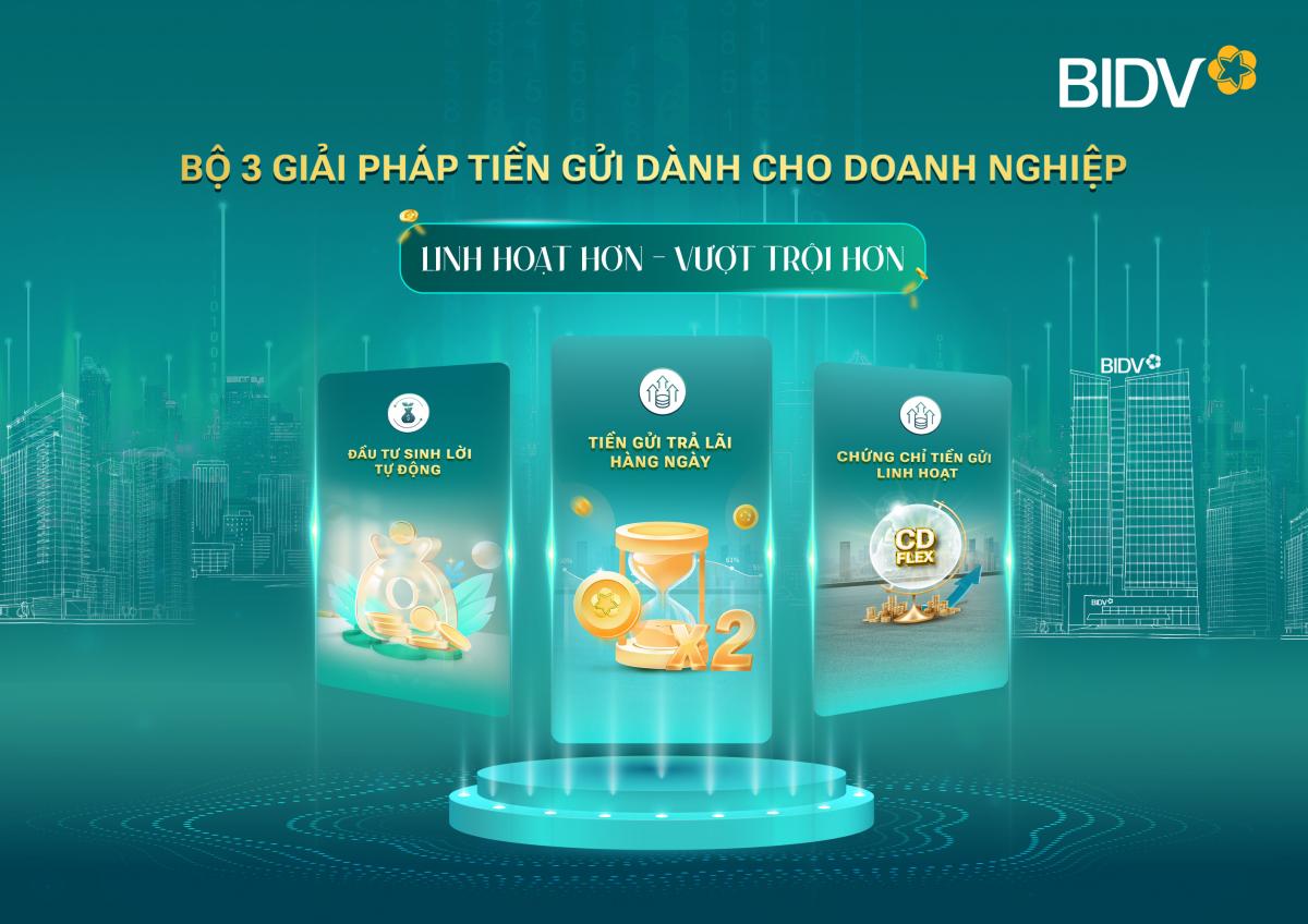 BIDV cung cấp giải pháp tiền gửi  vượt trội cho doanh nghiệp