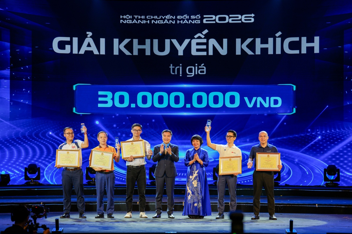 Vietcombank đạt giải Đặc biệt tại Hội thi Chuyển đổi số ngành Ngân hàng năm 2026