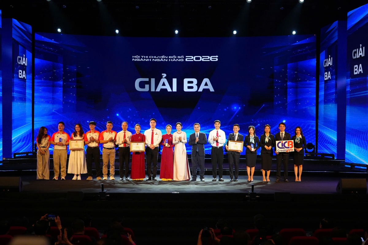 Vietcombank đạt giải Đặc biệt tại Hội thi Chuyển đổi số ngành Ngân hàng năm 2026