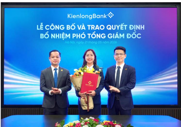KienlongBank có thêm Phó Tổng Giám đốc mới sau loạt thay đổi nhân sự cấp cao