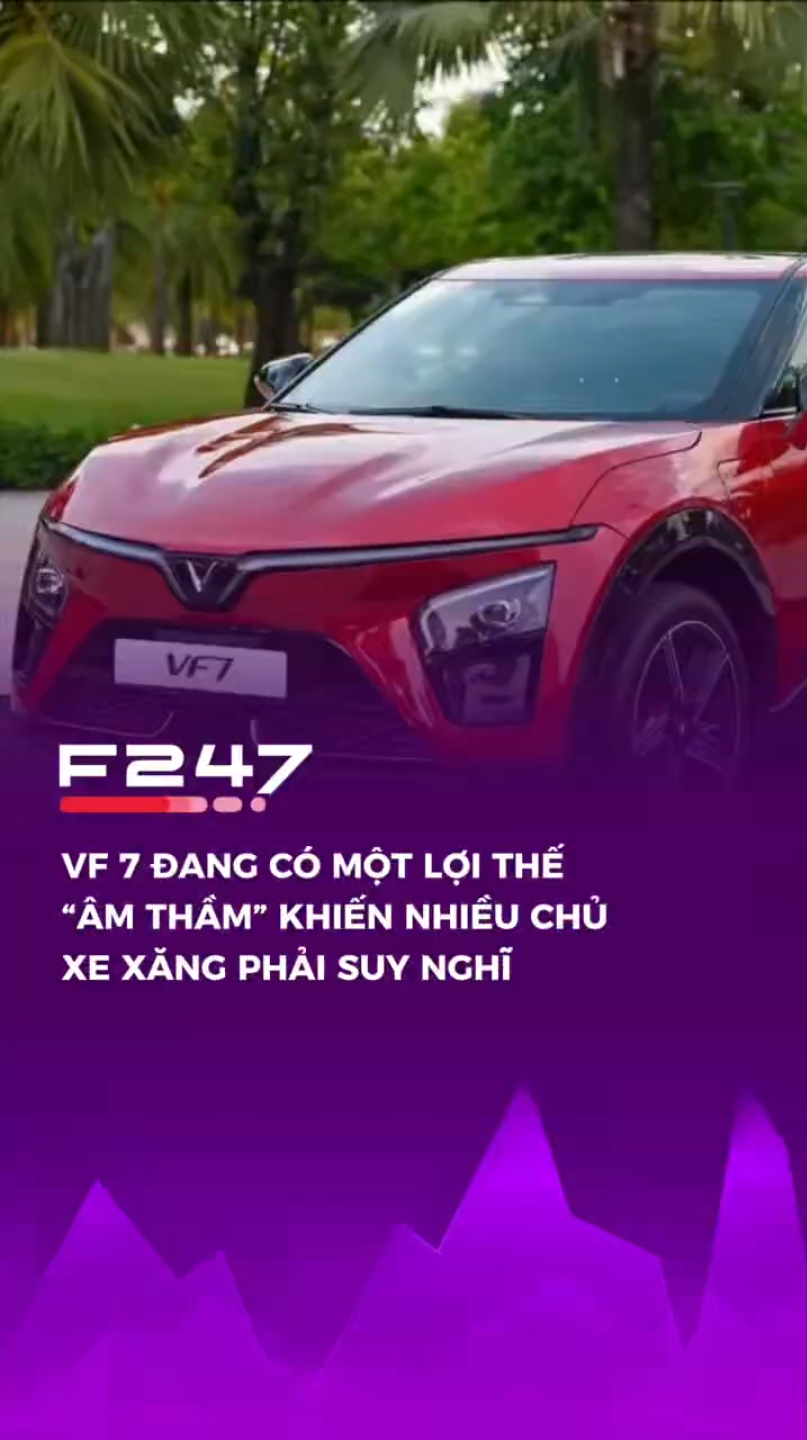 VF7 đang có một lợi thế “âm thầm” khiến nhiều chủ xe xăng phải suy nghĩ