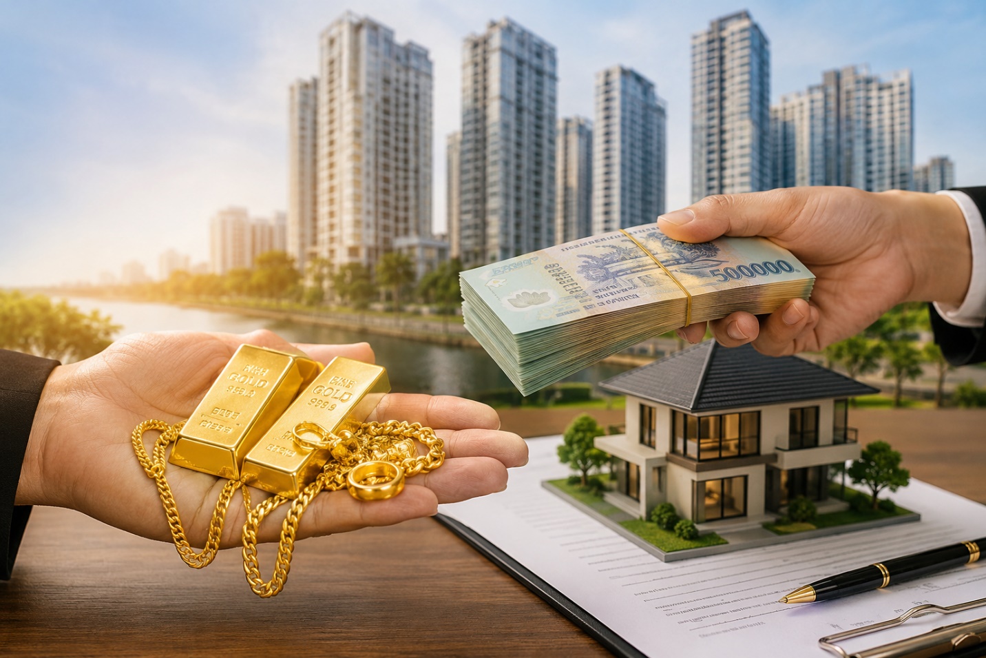 Người dân có thể dùng vàng mua bất động sản Vinhomes từ tháng 5/2026