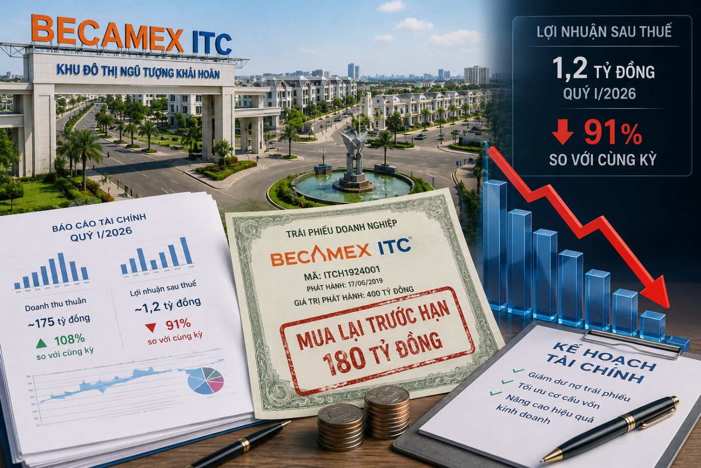 Becamex ITC mạnh tay tất toán trái phiếu giữa bối cảnh kết quả kinh doanh suy giảm